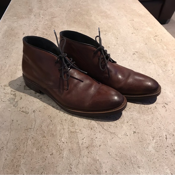 Joseph Abboud Brown Mens Boots Dress Shoes size 8.5 - Picture 2 of 10